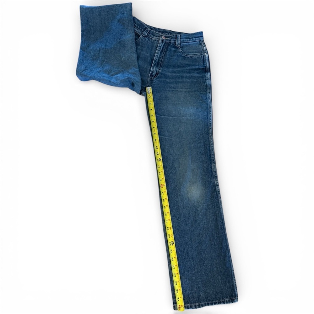 Vintage 80s Brittania High Rise Straight Leg Jeans, Women's 4-6, Medium Indigo - Picture 2 of 7